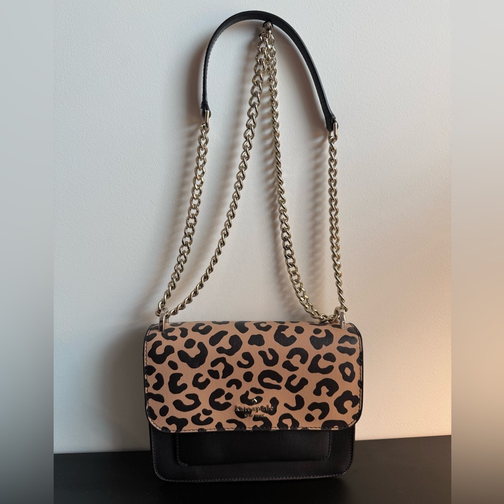 π Kate Spade Leopard Crossbody Bag π - Picture 2 of 5